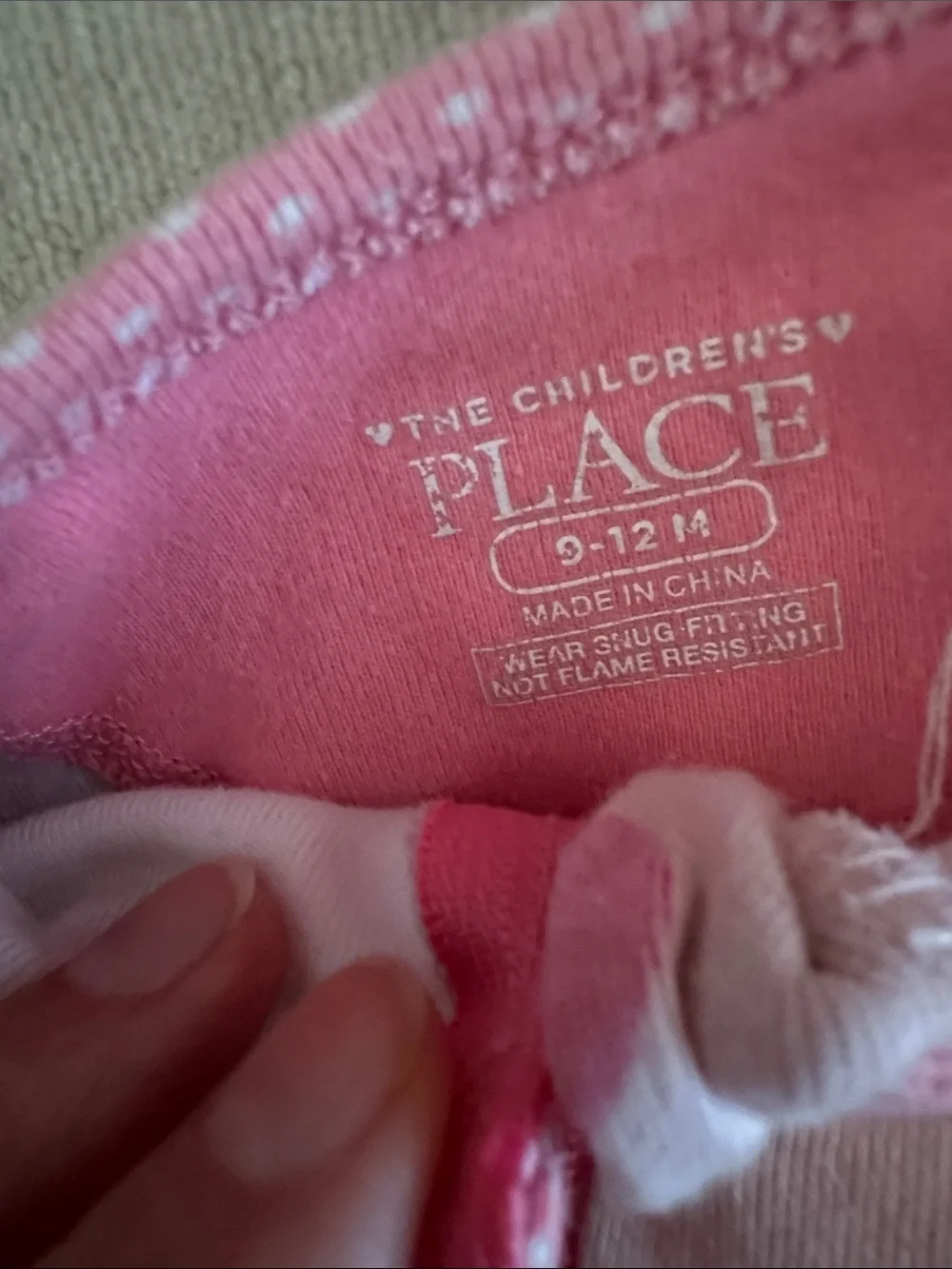 The Children's Place Pink Heart & Striped Zip Footed One-Pieces (2-Pack)